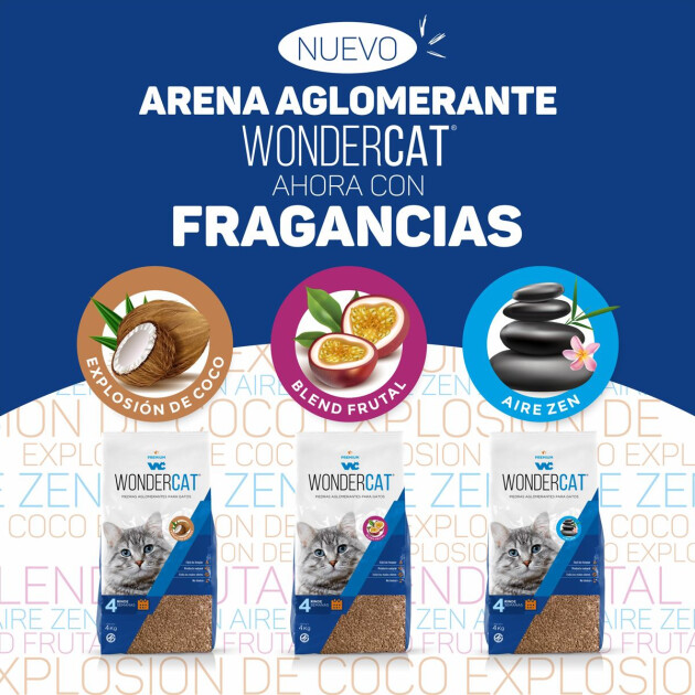 Arena Aglomerante Wondercat Blend Frutal